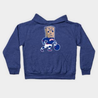 Buffalo Fan In Hiding Kids Hoodie